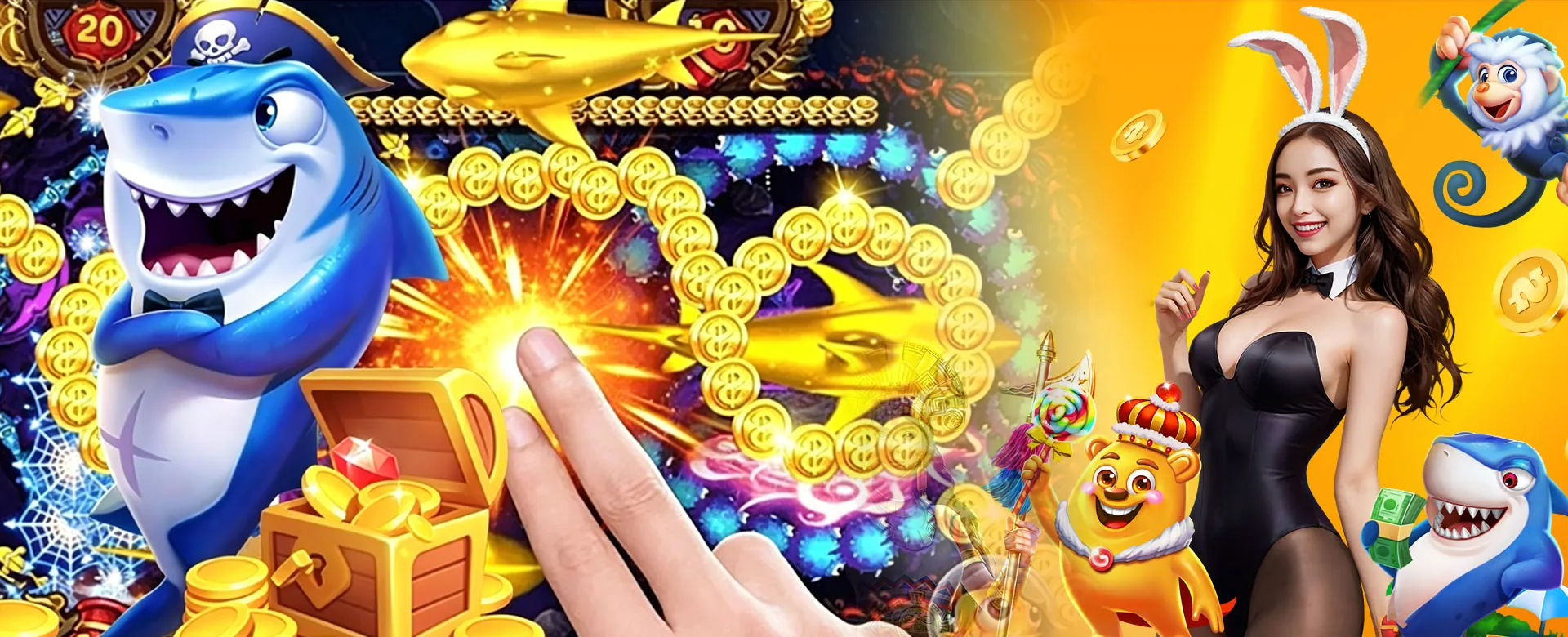 A digital shield protecting various online casino and sports betting elements, representing ace's robust security measures in the Philippines.